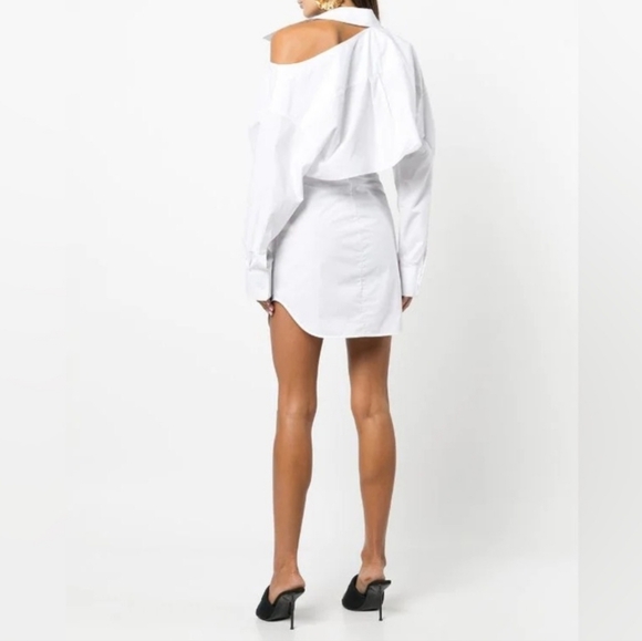 T by Alexander Wang White Shirt Dress - Picture 3 of 11